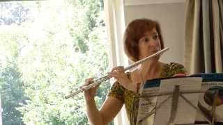 Mary Gorniak playing the flute - The Skye boat song