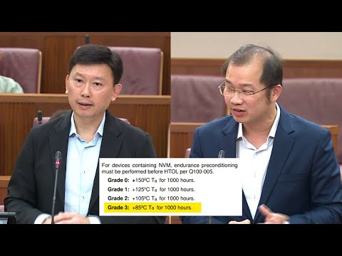 Chee Hong Tat avoids question of whether ERP 2.0 OBU meets minimum standard for heat tolerance