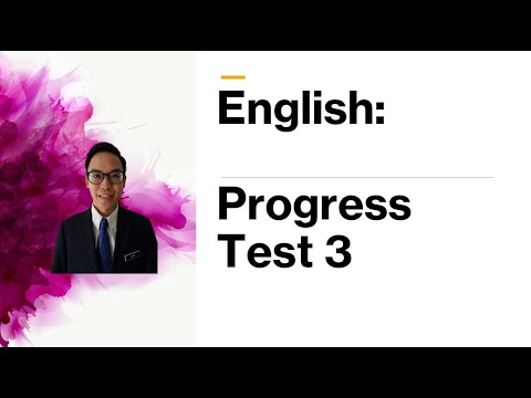 Progress Test Units 3 4