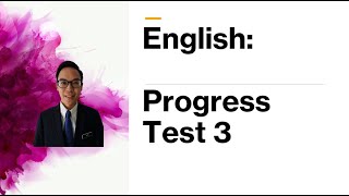 English: Progress Test 3