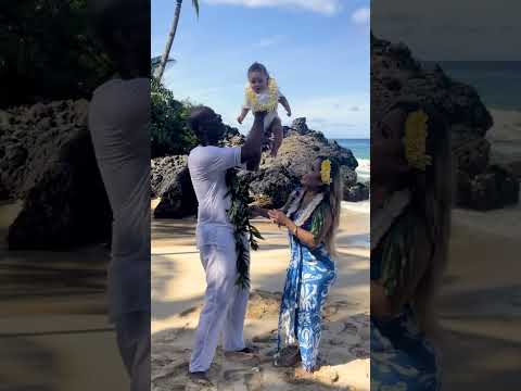 baptism on our beach at home in Maui