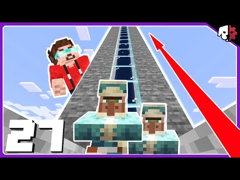 VILLAGERS GO UP! | HermitCraft 9 | Ep 27
