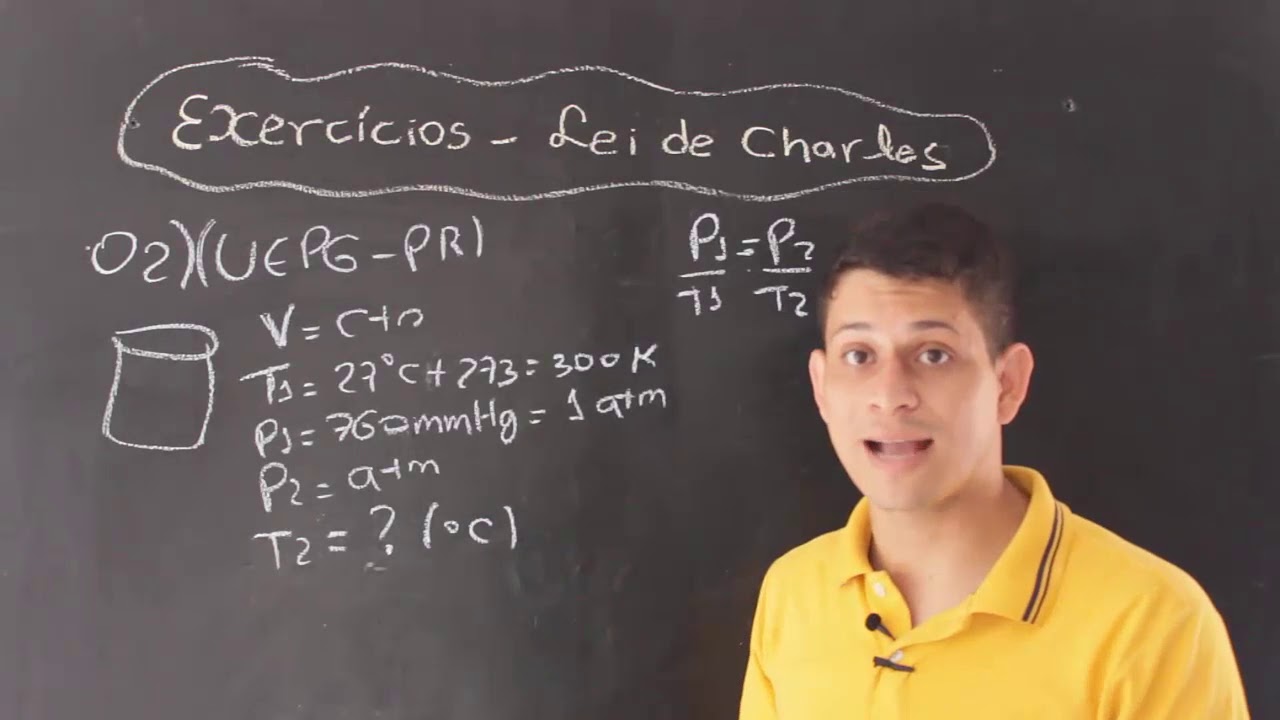 30 - Exercícios transformação isovolumétrica (Lei de Charles)