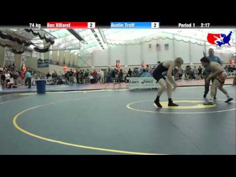 Ben Villaret vs. Austin Trott at 2013 ASICS University Nationals - FS