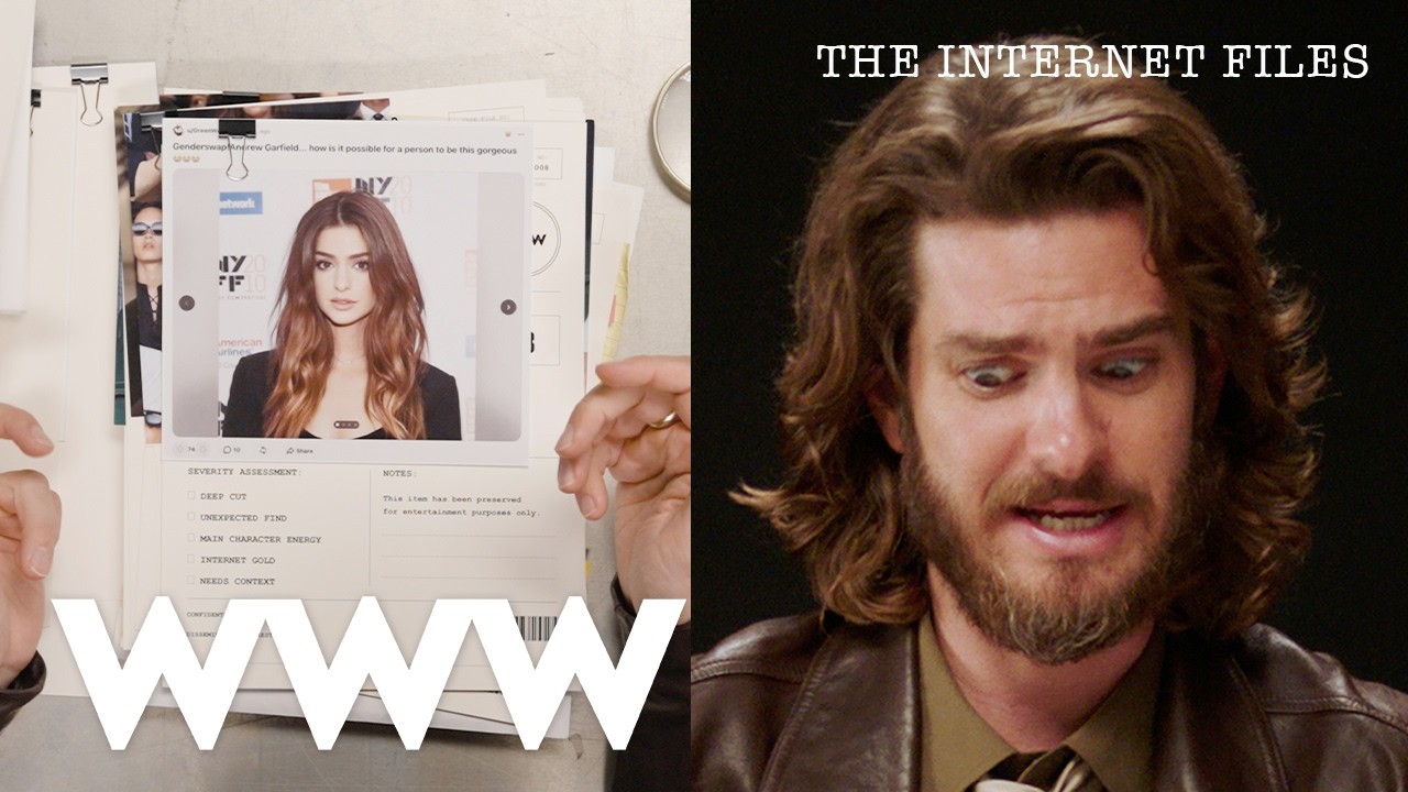 Andrew Garfield Examines His Digital Footprint | The Internet Files | Who What Wear - YouTube