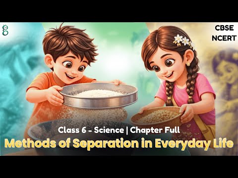 Methods of Separation in Everyday Life – Class 6 Science video