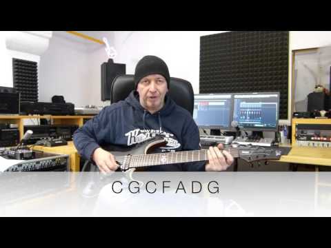 A new way to tune your 7 String Guitar - CGCFADG