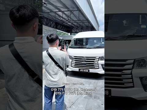 🚐 Customer terus ambil 2 unit Foton View CS2 – 2.0L Aucan, 14 seater, 6AT. 