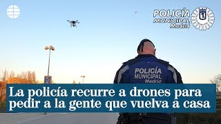 VIDEO CORONAVIRUS - Drone cu portavoci îi avertizează pe locuitorii Madridului să rămână în case 1 video