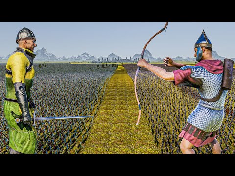 2 MILLION FOOTMEN vs 100.000 ROMAN ARCHERS - Ultimate Epic Battle Simulator 2 UEBS 2