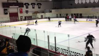 preview picture of video 'Boston Bruins practice in South Saint Paul Minnesota 2012 #4'