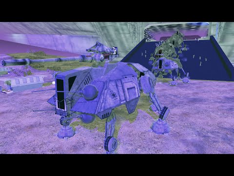 Full-Scale Clone Tank INVASION Landing! - Men of War: Star Wars Mod Battle Simulator
