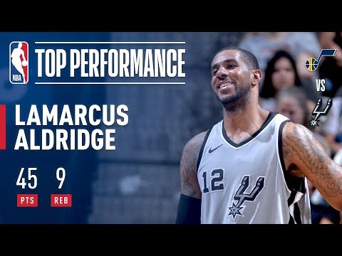 LaMarcus Aldridge Scores CAREER HIGH 45