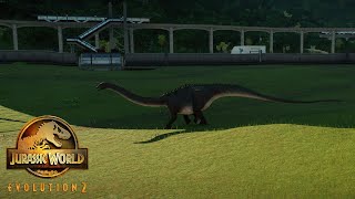 Releasing Diplodocus Jurassic World Evolution 2