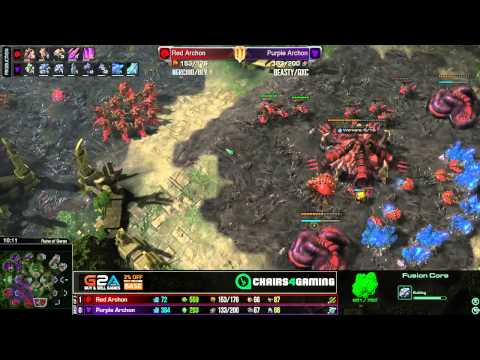 [Nerchio + Bly] Vs. [Beastyqt + QXC] G2 -ZvT- GnomeJon Archon Mode Cup