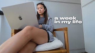 *realistic* week in my life | working from home, trying yoga, cafe