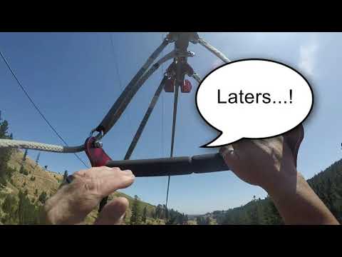 118 km/h on New Zealand's longest Zipline at the Christchurch Adventure Park.