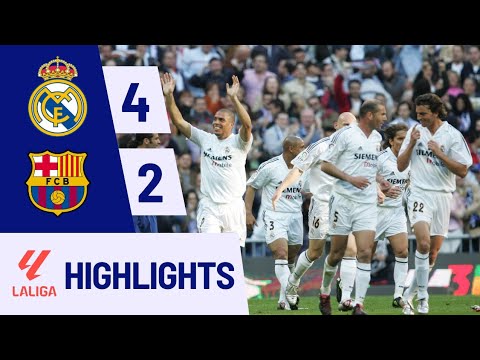Real Madrid Vs. FC Barcelona | Highlights | La Liga 2004/05 Jornada 31