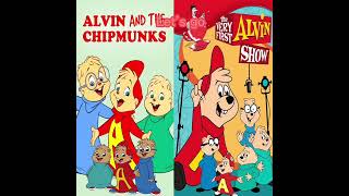 The Chipmunks 1990s vs 1950s Alvin twist￼￼ song