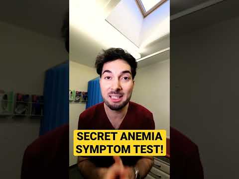 Secret Anemia Symptom Test Nobody Tells You !! 🤫 #anemia #shorts