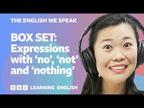 English vocabulary mega-class! ? 8 English expressions with 'no', 'not' & 'nothing!