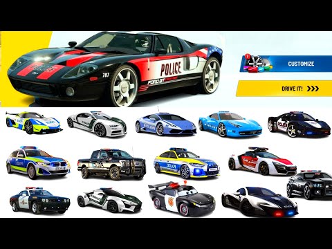 Police Car Mod Pack || Police ford GT race on New Map || Extreme Car Driving Simulator || Car Game