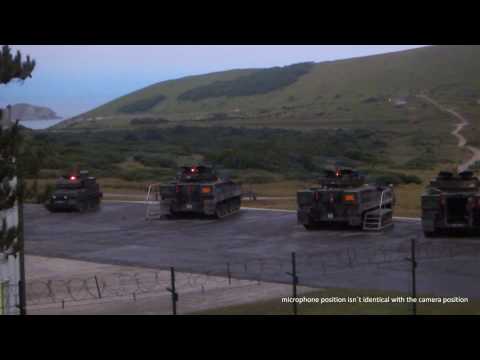a scimitar and two warrior at a nightfiring exercise