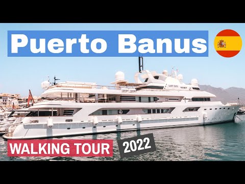 🇪🇸 Marbella, Puerto Banus Walking Tour-  Costa del Sol's playground for the rich and wealthy!