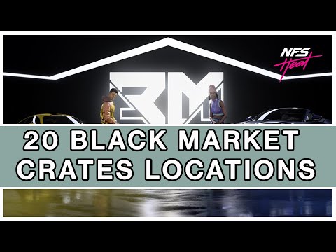 NFS Heat: 20 Black Market Crate Locations (Abandoned Mall & Launch Pad) Guide
