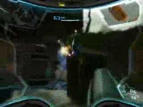 Metroid Prime 3: Corruption (Wii) Bridge Fight