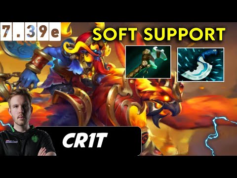 Cr1t Batrider Soft Support - Patch 7.39e Pro Player Full Gameplay
