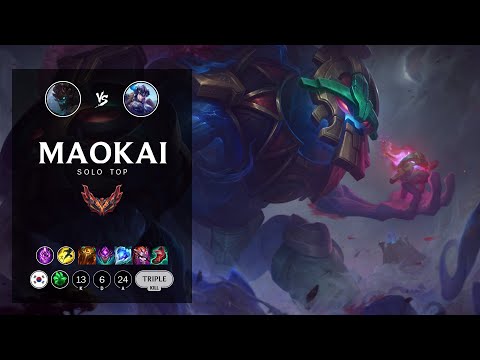 Maokai Top vs Sejuani - KR Grandmaster Patch 12.17