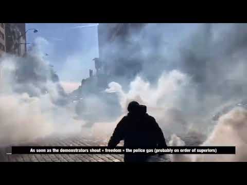 Paris 12/02/2022  : Les dérives d'une police autoritaire qui font le tour du monde