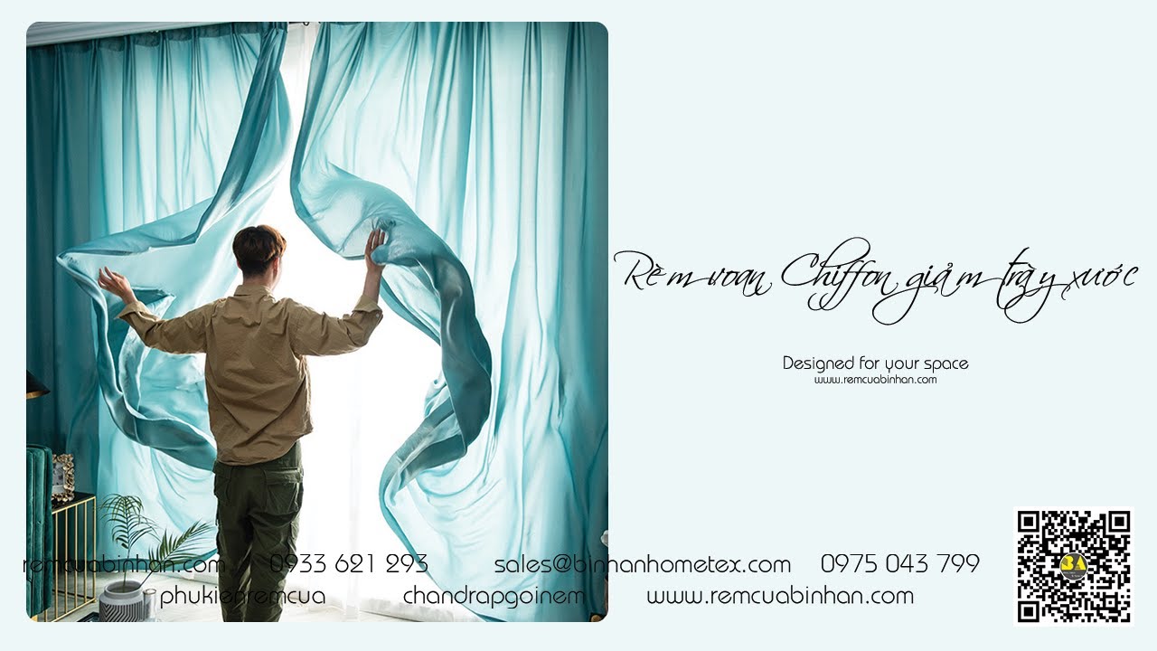 Rèm Voan Chiffon Lụa Rũ Mềm Sang Trọng