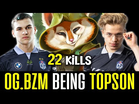 OG.bzm practice TOPSON's Hero Pool in ranked - HOODWINK MID DOTA 2