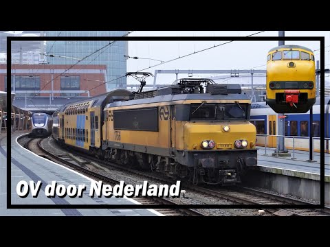NS dubbele DDAR (loc 1756 + 1766) vertrekt van Utrecht CS!