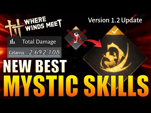 Where Winds Meet UPDATED: Best Mystic Skills for Top Damage! - DPS Tests for group PvE Bosses!