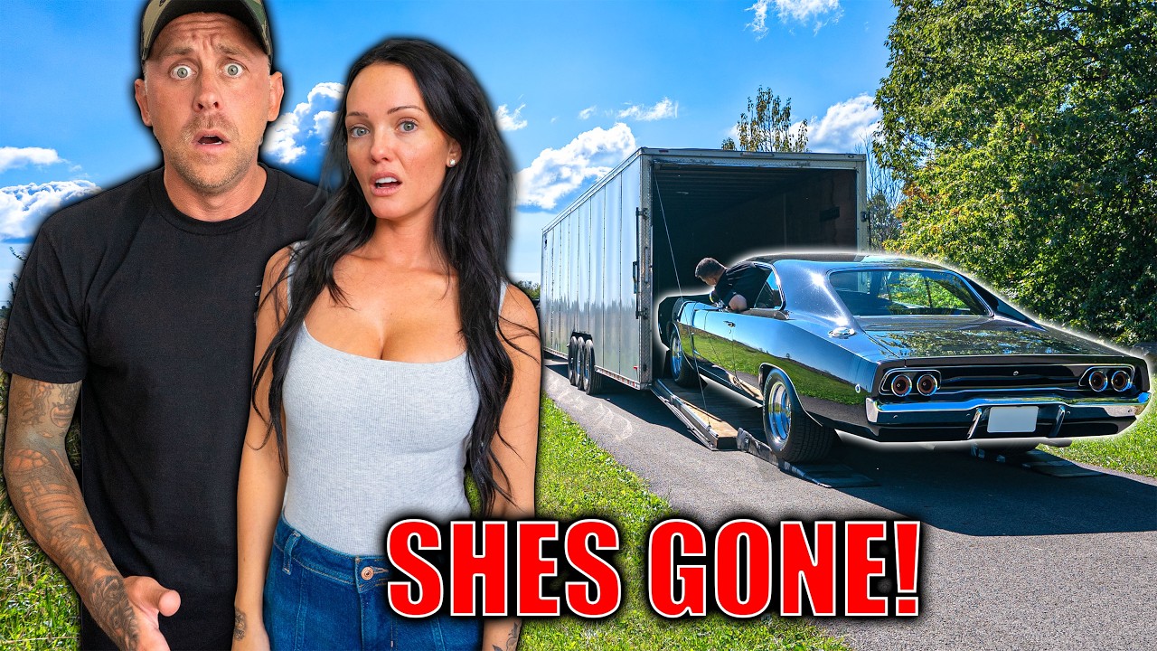 Roman Atwood: Kicking Out The 68 Charger So That I Can Make room For The New Honda Ridgeline. A REAL MANS Truck!