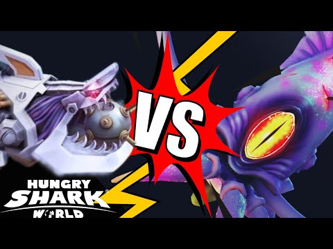 ROBO SHARK vs COLOSSAL SQUID ! - Hungry Shark World 10th