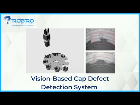 Automatic Machine Vision System for Cap Inspection & Sorting: Robro Systems
