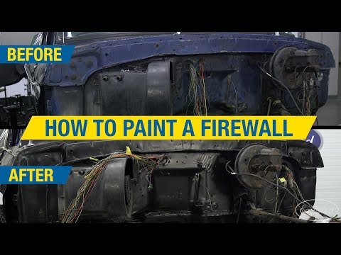 How to Paint a Firewall Using Eastwood 2K AeroSpray Underhood Paints! - Eastwood