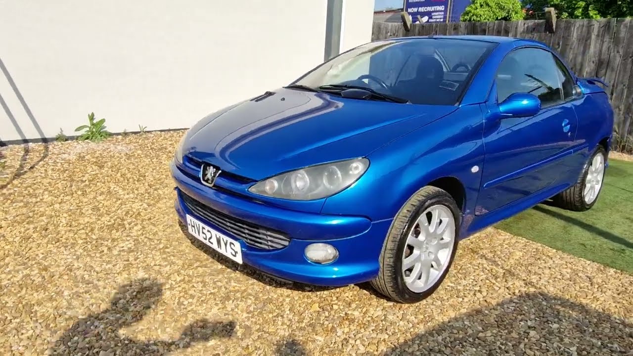 Peugeot 206CC Coupe Cabriolet 2.0L Petrol Manual