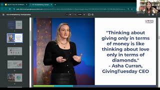 Workshop:  Designing a Year-End Fundraising Strategy