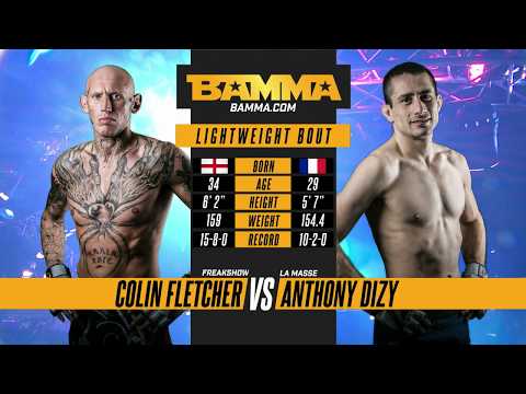Anthony Dizy vs Colin Fletcher full fight
