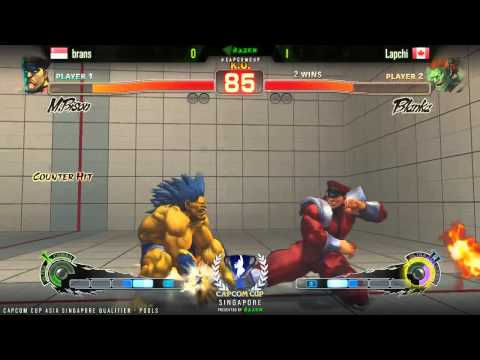 SSF4AE brans vs Lapchi  - CAPCOM-Cup Asia SINGAPORE Qualifiers
