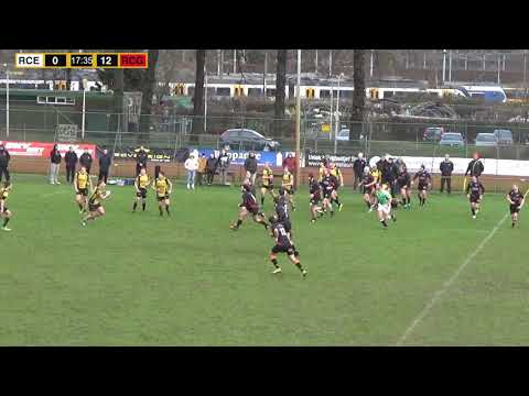 RCG 1XV tegen RC Eemland 1 | 27 januari 2019 | 20 - 22 | Samenvatting