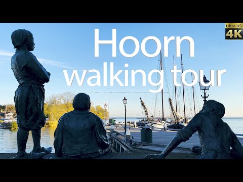 🇳🇱4K Walking Tour - Hoorn. Netherlands. Beautiful Autumn