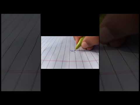 Writing A Name "Anvita" In Cursive#shorts#shortsvideo#shortsfeed#shortsindian#anvita#artstudio✍️🏻