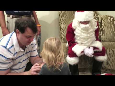 Santa Comes to Visit the Hill Family