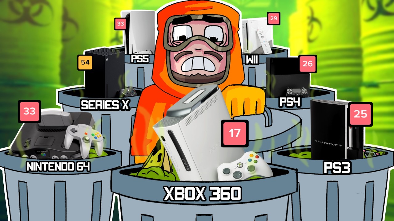 Joguei o PIOR jogo de cada CONSOLE que eu tenho